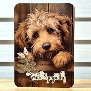 Handmade With Sympathy Greeting Card